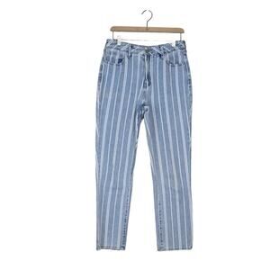 PacSun Womens 28 Striped Mom Jeans
